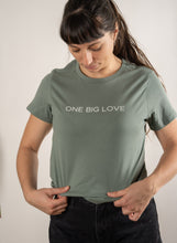 Load image into Gallery viewer, PREMA - COTTON SHORT SLEEVE TEE IN SAGE - ONE BIG LOVE