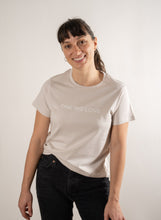 Load image into Gallery viewer, PREMA - COTTON SHORT SLEEVE TEE IN BONE - ONE BIG LOVE