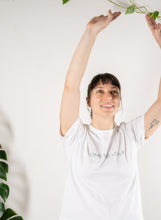 Load image into Gallery viewer, AMOR - COTTON SHORT SLEEVE TEE IN WHITE - ONE BIG LOVE