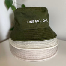 Load image into Gallery viewer, LIEFDE - BUCKET HAT IN ARMY - ONE BIG LOVE
