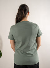 Load image into Gallery viewer, PREMA - COTTON SHORT SLEEVE TEE IN SAGE - ONE BIG LOVE
