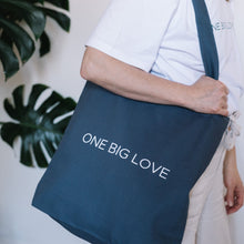 Load image into Gallery viewer, MAHABA TOTE - DEEP BLUE - ONE BIG LOVE
