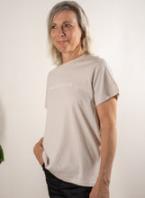 Load image into Gallery viewer, PREMA - COTTON SHORT SLEEVE TEE IN BONE - ONE BIG LOVE