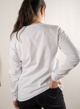 Load image into Gallery viewer, Prema - Cotton Long Sleeve Tee in White - ONE BIG LOVE