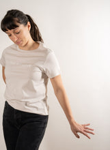 Load image into Gallery viewer, Prema - Cotton Short Sleeve Tee in Bone - ONE BIG LOVE