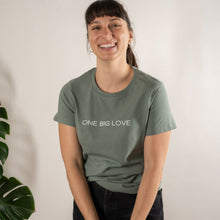 Load image into Gallery viewer, Prema - Cotton Short Sleeve Tee in Sage - ONE BIG LOVE