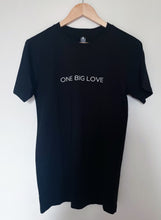 Load image into Gallery viewer, AṈBU - COTTON SHORT SLEEVE TEE IN BLACK - ONE BIG LOVE
