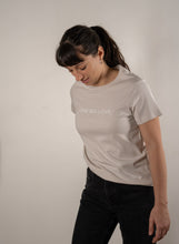 Load image into Gallery viewer, PREMA - COTTON SHORT SLEEVE TEE IN BONE - ONE BIG LOVE
