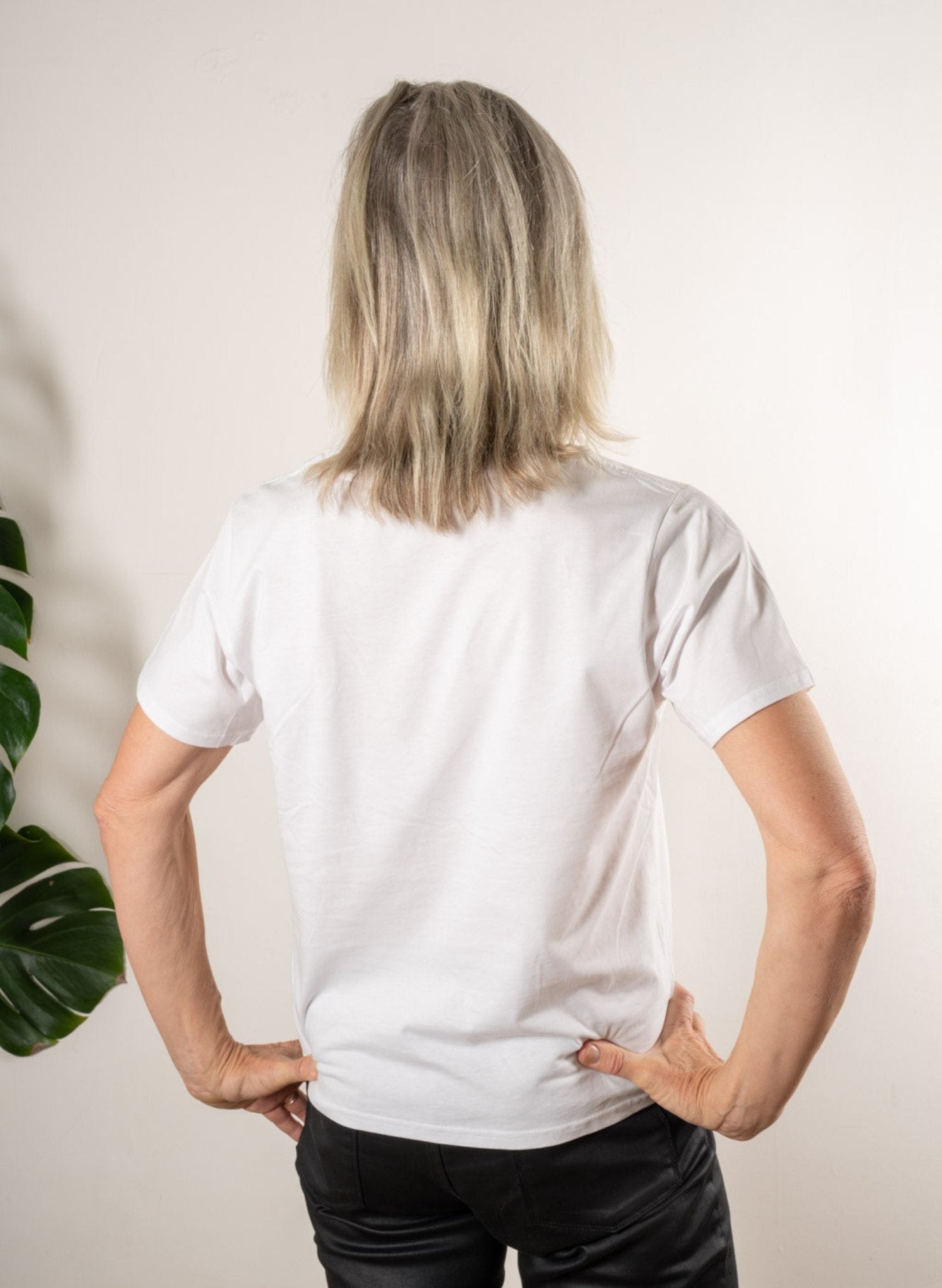 Amor - Cotton Short Sleeve Tee in White - ONE BIG LOVE