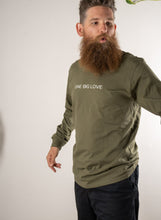 Load image into Gallery viewer, Anbu - Cotton Long Sleeve Tee in Army Green - ONE BIG LOVE
