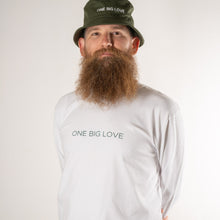 Load image into Gallery viewer, Anbu - Cotton Long Sleeve Tee in White - ONE BIG LOVE
