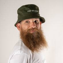 Load image into Gallery viewer, Liefde - Bucket Hat in Army - ONE BIG LOVE

