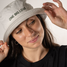 Load image into Gallery viewer, Liefde - Bucket Hat in Off White - ONE BIG LOVE
