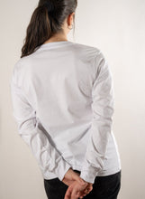 Load image into Gallery viewer, Prema - Cotton Long Sleeve Tee in White - ONE BIG LOVE
