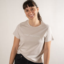 Load image into Gallery viewer, Prema - Cotton Short Sleeve Tee in Bone - ONE BIG LOVE
