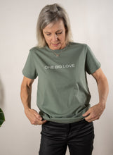 Load image into Gallery viewer, Prema - Cotton Short Sleeve Tee in Sage - ONE BIG LOVE
